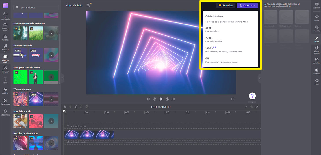 Mejor Editor De Video Online Y Gratis, Clipchamp - Foto3